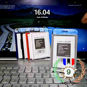 Tempat ID Card Akrilik & Holder ID Card Transparan