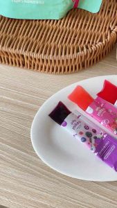 🫐🍒  Mikeo jelly fiber yogurt Mixberry มิเกว เจลลี่ ไฟเบอร์ โยเกิร์ต 1 ห่อใหญ่ 30 ซอง | ร้าน YIM.STORY Byครูมะนุ่น