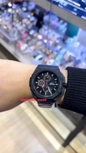 [Original] E6824 MCBIPBARE Expedition EXP Square Chronograph Mens Watch with 50m Water Resistant and Black Stainless Steel Bracelet | Official Warranty