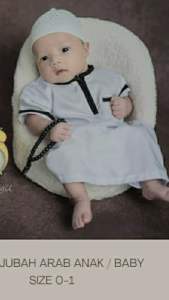 Diskon Jubah bayi Koko bayi 0 6 bulan Gamis bayi laki laki 0 6 bulan jubah aqiqah