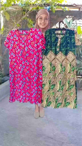 Daster Payung Ld 110 Bahan Rayon Adem // Busui Friendly