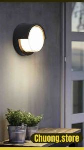 Đèn tường đèn vách chống nước trang trí nội thất ngoại thất ban công hành lang hiên nhà vỏ nhôm chống nước