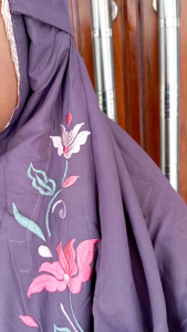 Mukena Anak Terusan Remaja Anak Tanggung 11-13th katun premium Bordir manual LUSY free tas