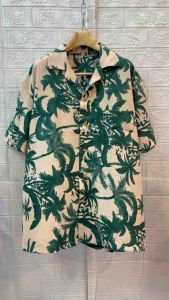 เสื้อเชิ้ตคอฮาวายผ้านุ่มไม่ต้องรีด