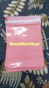 Túi niêm phong đóng hàng có sẵn keo dính gói hàng nhanh màu hồng baby loại dai dày 2 lớp