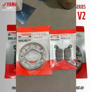 Mio Fazzio Brakepad Brakeshoe Yamaha SET 5D9-F530K-00 & 2BM-F5805-00