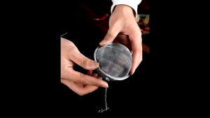 Saringan Daun Teh Rempah Stainless Bulat Bentuk Bola Tea Infuser Ball