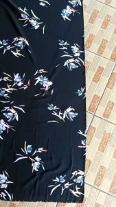 Kain Wolycrepe Motif Premium Harga Setengah Meter