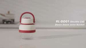 Remax Large-capacity Juicing Cup / 850ML Wireless Portable Juicing Bucket /Dwen Dwen Juice Bucket Double Lid