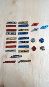Emblem ESP Timbul Bahan Akrilik