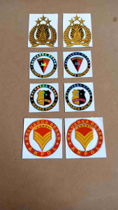 stiker emblem AKPOL timbul stiker keluarga besar AKPOL polisi timbul