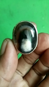 batu cincin Garut motif jamin natural