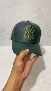 Topi Kulit Baseball NY Yankees Logo Bordir Model Terbaru Uniseks Pria Dan Wanita Keren Stylish