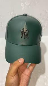 Topi Kulit Baseball NY Yankees Logo Besi Model Terbaru Uniseks Pria Dan Wanita Keren Stylish