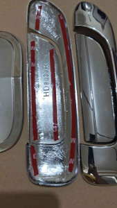 Honda City 2006 2007 2008 Decorative Door Handle Bowl Cover Chrome and Decorative Stainless Gas Tank Cover