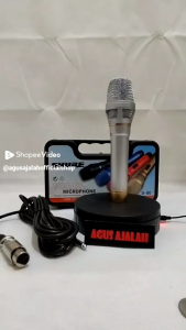 SHURE MICROPHONE KARAOKE KABEL 5METER BEST QUALITY PREMIUM