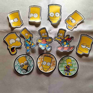Bart Simpson B Waterproof Stickers