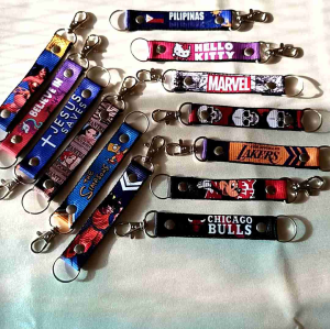 Key/USB Holder in Check Add Gospel Skull & Pilipinas Designs