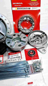 Paket Tromol Belakang 7 Item (42601-KPH-900) Supra X 125 Lama Batman/Karisma/Kirana/Supra Fit new/Revo 110 Revo Absolut Original