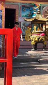 ชุดเซ็ตเสื้อเชิ้ตฮาวายกางเกงขายาว เสื้อตรุษจีนชาย เสื้อลายมังกร ใส่ต้อนรับวันตรุษจีน🐲🐉🪭🧧