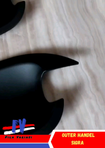 Cover Handle Outer Pegangan Pintu Mobil Daihatsu Sigra 2016-2024 Hitam Doff