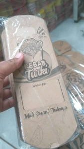 bungkus kebab craft mini 100pcs ukuran 22x8