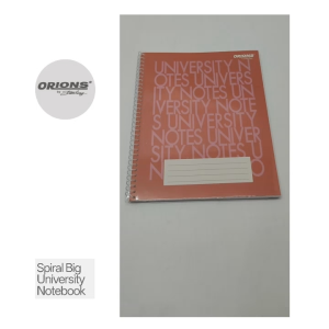 Orions by Sterling University Notes Spiral Big University Notebook With Plastic Cover 1 notebook
