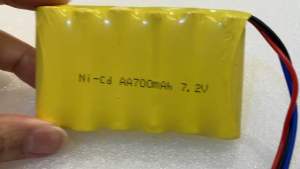Ni-Cd 7.2V 700mAh 3 pin Black Connector Battery