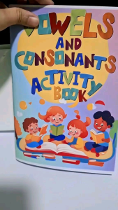 Vowels and Consonants Activity Book - A4 size