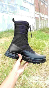 Sepatu Pdl Ninja Tni Polri Satpam Security Tactical Safety Boots Ujung BesiTerbaru 2024