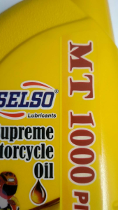 Minyak Hitam Motosikal Selso sae40 Original