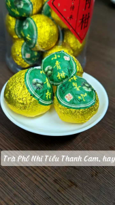 trà Phổ Nhĩ Quất Tiểu Thanh Cam danh trà chính hãng phổ nhĩ quýt