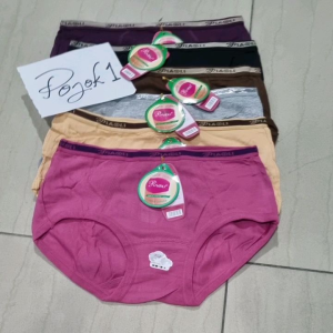 (6pc) PIAOLI Art 2077 // Celana dalam wanita Piaoli // Celana dalam import super soft katun premium