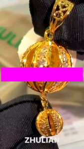 [PT5010] Zhulian Loket Emas Saduran/ Gold Plated Pendant Jewellery