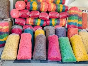 อาหารปลาทำกระทง5ซม.สีล้วน สีล้วน (แจ้งสีก่อนสั่งซื้อ) #สีสดเนื้อแน่น#หมีเนย #หมูเด้ง #ลาบูบู้ #แคร์แบร์ อบแห้งปริมาณแน่นคับถุงเหมือนเดิม 3กิโล .G1.