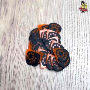 ปิ๊กกีตาร์ DAVA Jazz Grip Tips Poly Gel Pink Transparent 1.5 มม. | 3 ชิ้น | สีชมพูใส