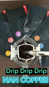 กาแฟดริฟ อาราบิก้า NAN Coffee ถุงซิปล็อค 10 ซอง - กาแฟดริป Drip Bag