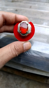 cincin monel batu natural red baron pacitan