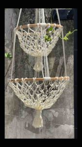 Rổ treo trái cây rổ treo hoa khô decor giỏ hoa treo trang trí