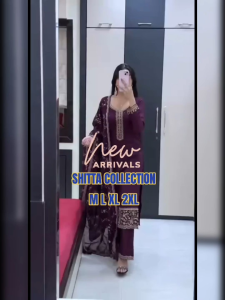 [PRE-ORDER] 2026 JULY PURPLE EMBROIDERED PALAZO KURTA SET WITH HEAVY DUPATTA M TO 2XL ( DELIVERY 10 WORKING DAYS) ETA: 2026-12-30 | PURPLE GEORGETTE PALAZO SALWAR SUIT | READY MADE BOLLYWOOD PUNJABI SUIT WITH SEQUINS EMBROIDERY
