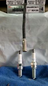 DILKR7A11🎉Twin Tip🎉Hyundai SonataTucsonElantra Kia OptimaCerato Honda HrvCivic NGK 93135 Laser Iridium Spark Plug