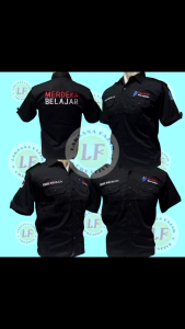 Baju PDH Seragam Merdeka Mengajar MERDEKA BELAJAR Gratis Nama Bordir