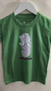 Tshirt kids kaos oblong sablon gambar MELION SINGAPURE anak usia 1-12tahun