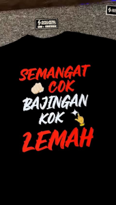 T-Shirt semangat cok tumbang kain katun combet kaos kata kata kaos viral kaos pria distro kaos terbaru