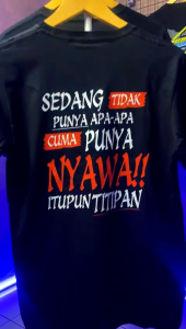 Tampil Menarik & Unik Dengan Baju Kata-Kata Dari SGL.CLTH