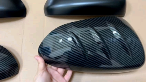Cover Spion Agya Ayla 2023 2024 2025 Up Hitam Chrome Carbon