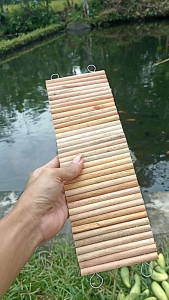 lantai terowongan Jembatan Hamster Kayu Fleksibel Bendy Bridge flexible rumah hamster landak mini pembatas pagar pager hamster landak atau marmut lebar 6cm panjang 30cm