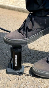 pompa sepeda motor mobil rockbros 80 psi sepeda motor alloy pentil schrader dan presta strong portable pump