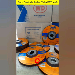 Batu Gerinda Poles Tebal WD 4x6 / Batu Gurinda Poles WD 4 inch