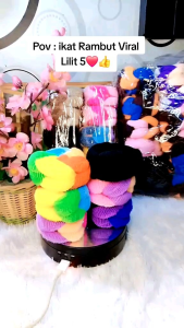 PERLUSIN IKAT RAMBUT LILIT  5 SW ISI 12 PCS